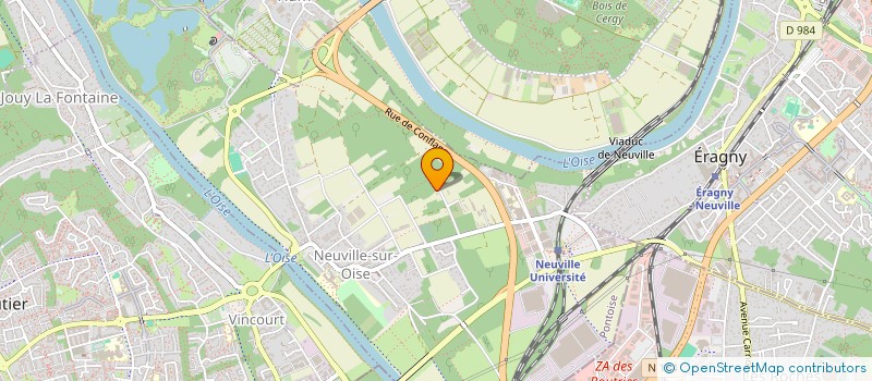 localisation de l'entreprise MONSIEUR STEPHANE ROLLAND  NEUVILLE-SUR-OISE