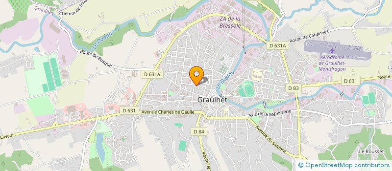 localisation de l'entreprise MONSIEUR STEPHANE ROMAN  GRAULHET