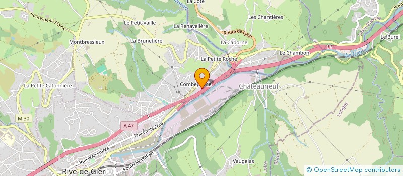 localisation de l'entreprise MONSIEUR STEPHANE ROMEO à RIVE-DE-GIER