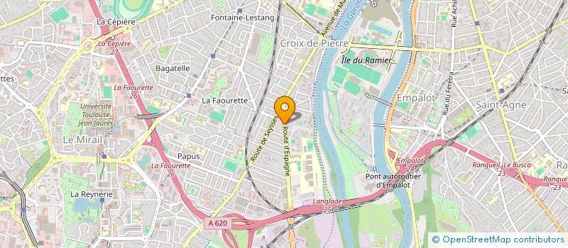 localisation de l'entreprise MONSIEUR STEPHANE RONIN  TOULOUSE