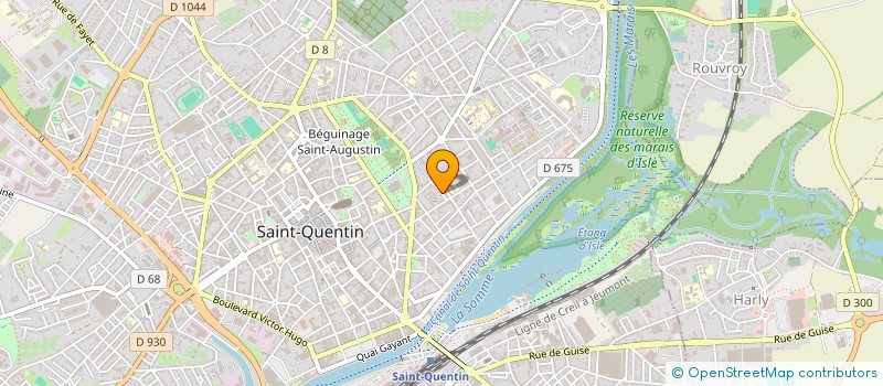 localisation de l'entreprise MONSIEUR STEPHANE ROPIQUET à SAINT-QUENTIN