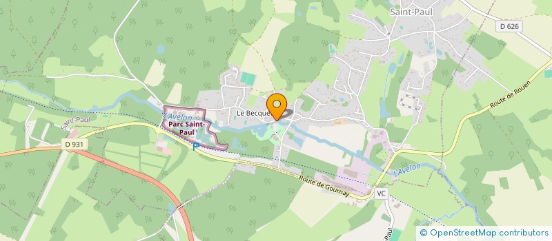 localisation de l'entreprise MONSIEUR STEPHANE ROQUIGNY  SAINT-AUBIN-EN-BRAY