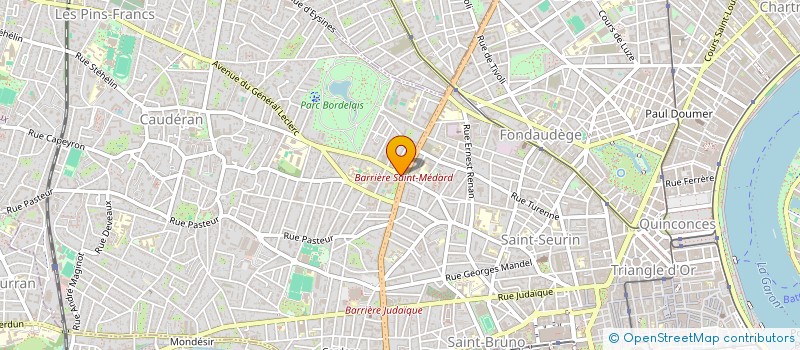 localisation de l'entreprise MONSIEUR STEPHANE ROSELLO à BORDEAUX