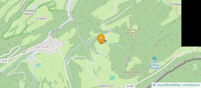 localisation de l'entreprise MONSIEUR STEPHANE ROSINI  LES GRAS