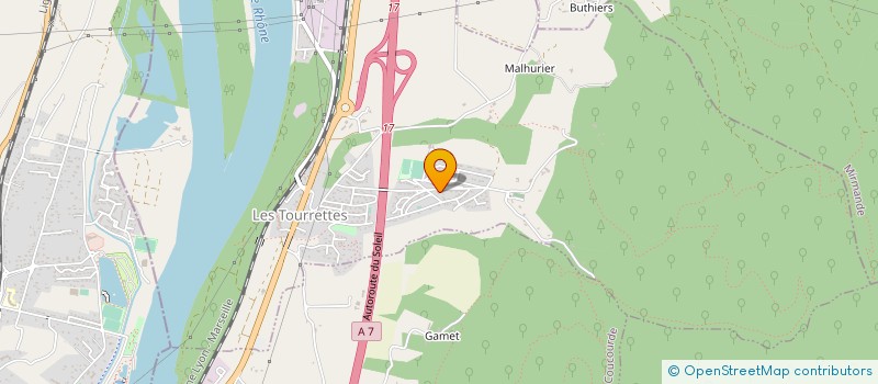 localisation de l'entreprise MONSIEUR STEPHANE ROSSETTI à LES TOURRETTES