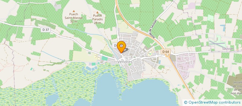 localisation de l'entreprise MONSIEUR STEPHANE ROSUEL  VENDRES