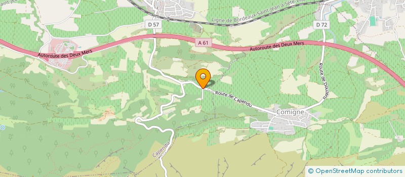 localisation de l'entreprise MONSIEUR STEPHANE ROUANET  CAPENDU