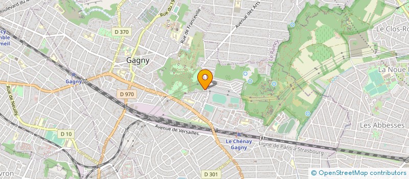 localisation de l'entreprise MONSIEUR STEPHANE ROUAS  GAGNY