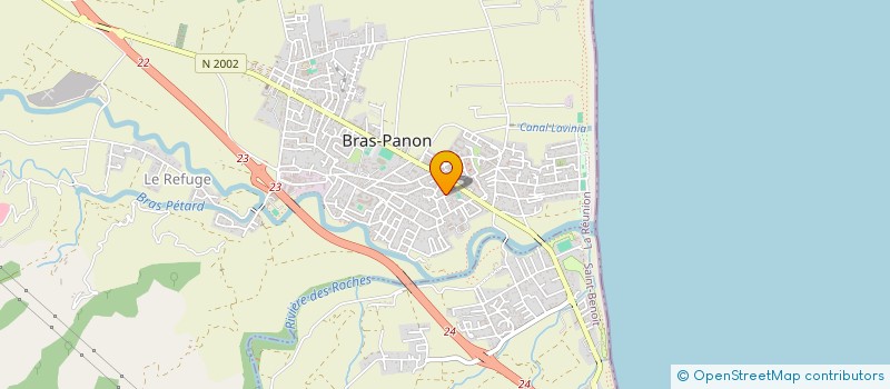 localisation de l'entreprise MONSIEUR STEPHANE ROUE  BRAS-PANON