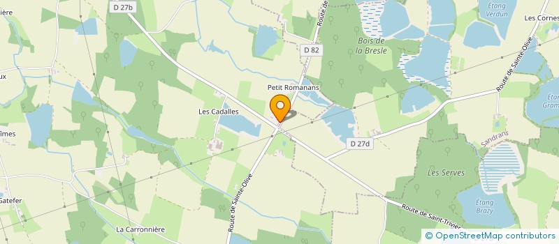 localisation de l'entreprise MONSIEUR STEPHANE ROUGIER à SAINT-TRIVIER-SUR-MOIGNANS
