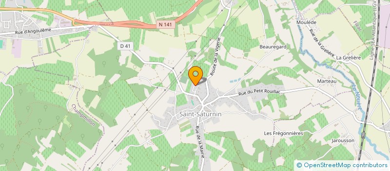 localisation de l'entreprise MONSIEUR STEPHANE ROUGIER à SAINT-SATURNIN