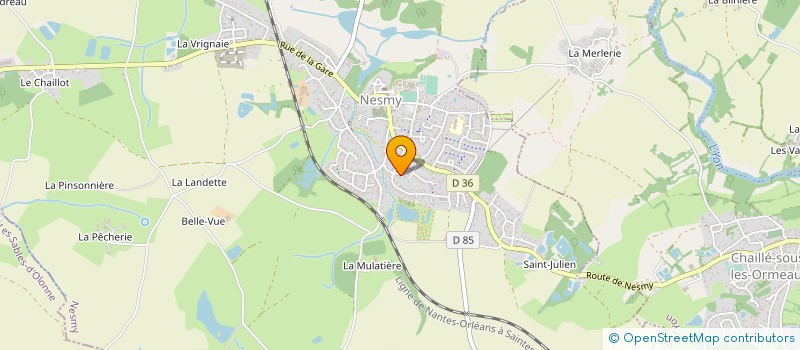 localisation de l'entreprise MONSIEUR STEPHANE ROULEAU à NESMY
