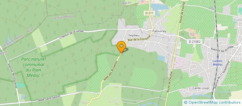 localisation de l'entreprise MONSIEUR STEPHANE ROUMEGOU  LE PIAN-MEDOC