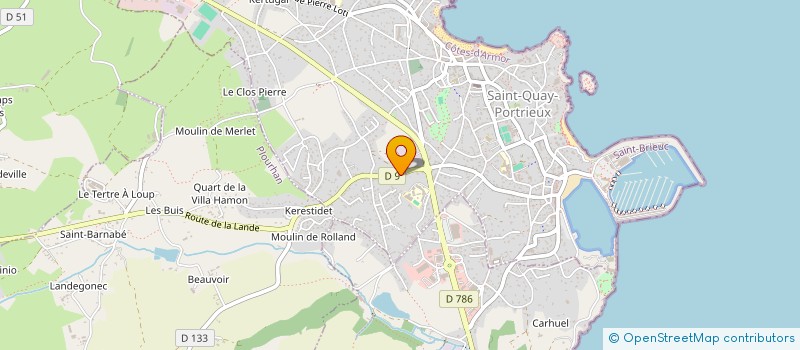 localisation de l'entreprise MONSIEUR STEPHANE ROUS  SAINT-QUAY-PORTRIEUX