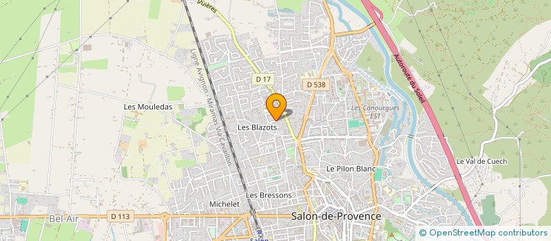 localisation de l'entreprise MONSIEUR STEPHANE ROUSSEAU  SALON-DE-PROVENCE