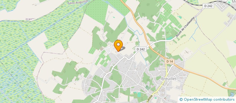localisation de l'entreprise MONSIEUR STEPHANE ROUSSEAU  BREUILLET