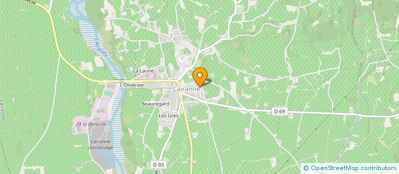 localisation de l'entreprise MONSIEUR STEPHANE ROUSSEL  CAIRANNE
