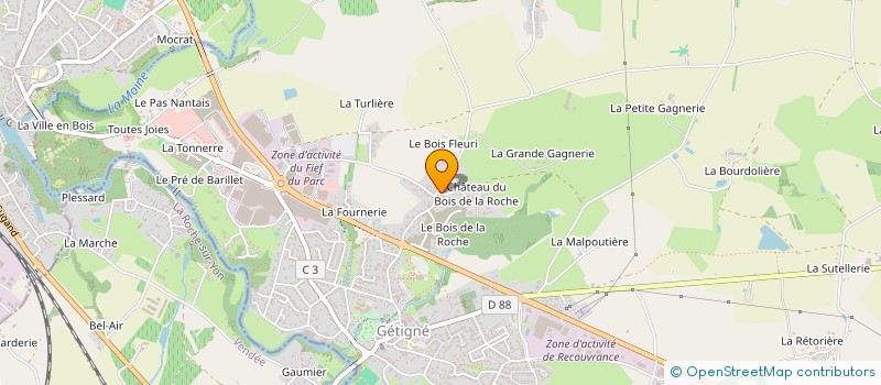 localisation de l'entreprise MONSIEUR STEPHANE ROUSSET  GETIGNE