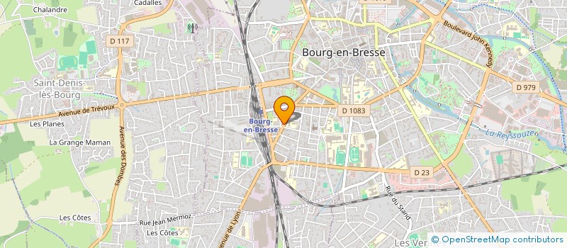 localisation de l'entreprise MONSIEUR STEPHANE ROUSSET à BOURG-EN-BRESSE