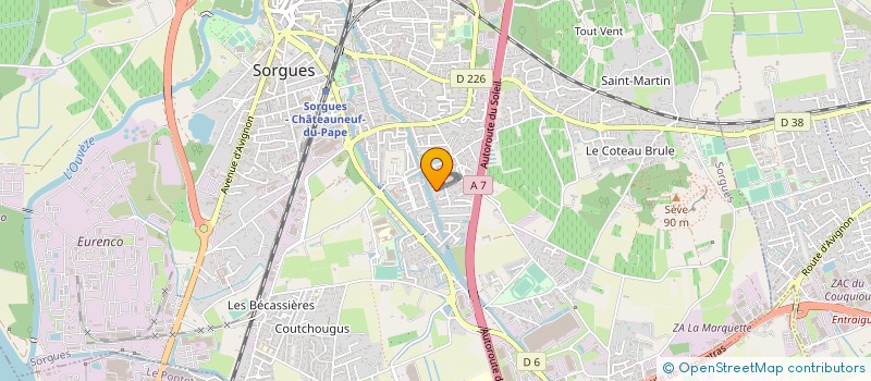 localisation de l'entreprise MONSIEUR STEPHANE ROUSSET  SORGUES