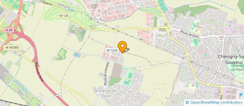 localisation de l'entreprise MONSIEUR STEPHANE ROUSSET  SENNECEY-LES-DIJON