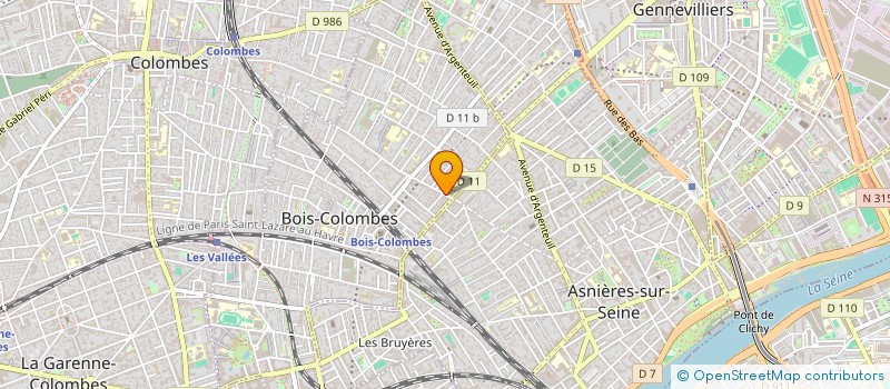 localisation de l'entreprise MONSIEUR STEPHANE ROUSTIT  BOIS-COLOMBES