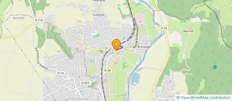 localisation de l'entreprise MONSIEUR STEPHANE ROUX à BRASSAC-LES-MINES