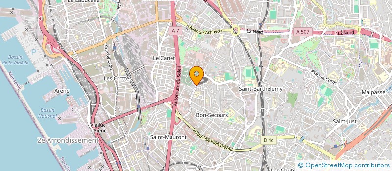 localisation de l'entreprise MONSIEUR STEPHANE ROUX  MARSEILLE