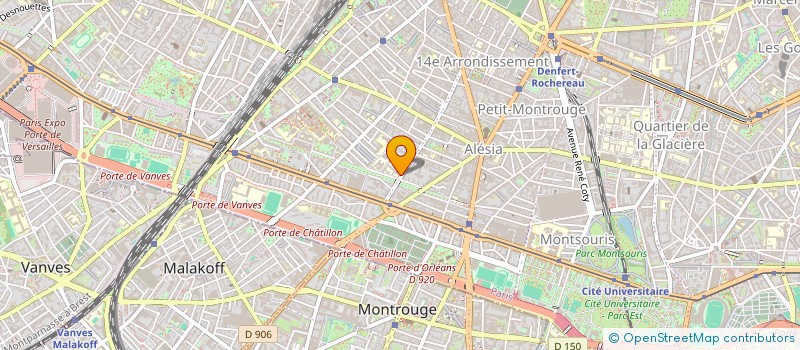 localisation de l'entreprise MONSIEUR STEPHANE ROY  PARIS 14