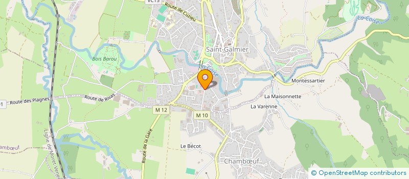 localisation de l'entreprise MONSIEUR STEPHANE ROYER  SAINT-GALMIER