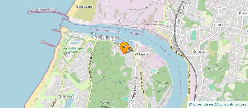 localisation de l'entreprise MONSIEUR STEPHANE ROZOTTE à ANGLET