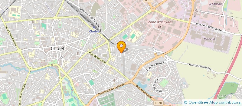 localisation de l'entreprise MONSIEUR STEPHANE RUEL à CHOLET