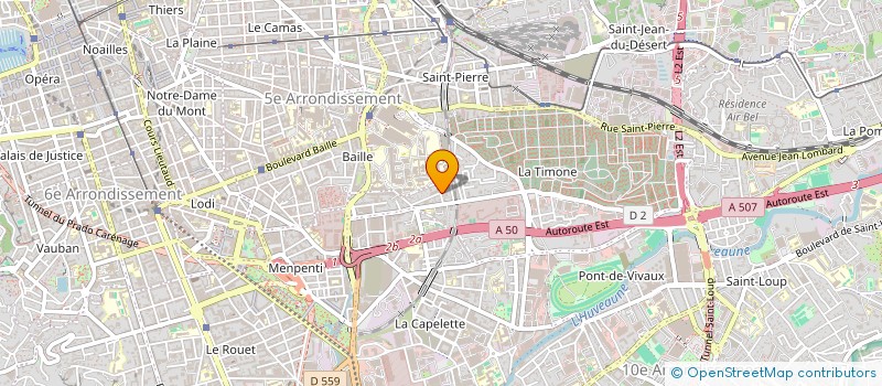 localisation de l'entreprise MONSIEUR STEPHANE RUELLOUX  MARSEILLE