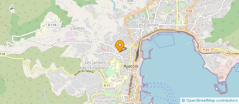 localisation de l'entreprise MONSIEUR STEPHANE RUIU à AJACCIO