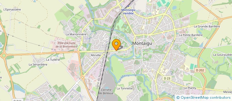 localisation de l'entreprise MONSIEUR STEPHANE RUIZ à MONTAIGU-VENDEE