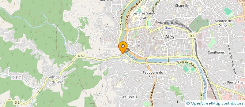 localisation de l'entreprise MONSIEUR STEPHANE RUIZ à ALES