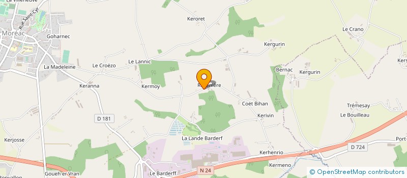 localisation de l'entreprise MONSIEUR STEPHANE RYCKEBOER  MOREAC