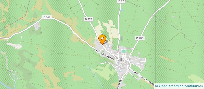 localisation de l'entreprise MONSIEUR STEPHANE SACOMAN  AZILLE