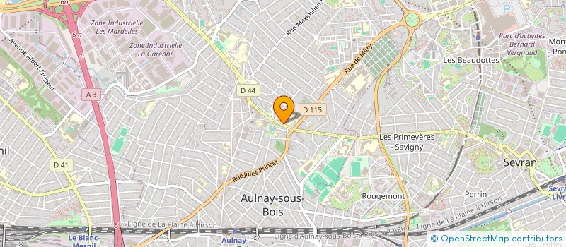 localisation de l'entreprise MONSIEUR STEPHANE SAGAN  AULNAY-SOUS-BOIS