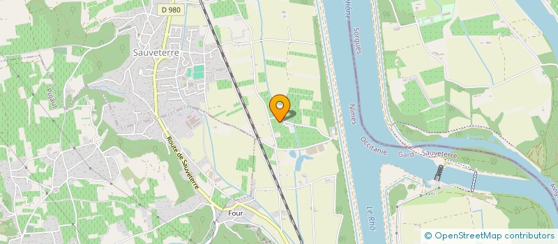 localisation de l'entreprise MONSIEUR STEPHANE SAIN  SAUVETERRE