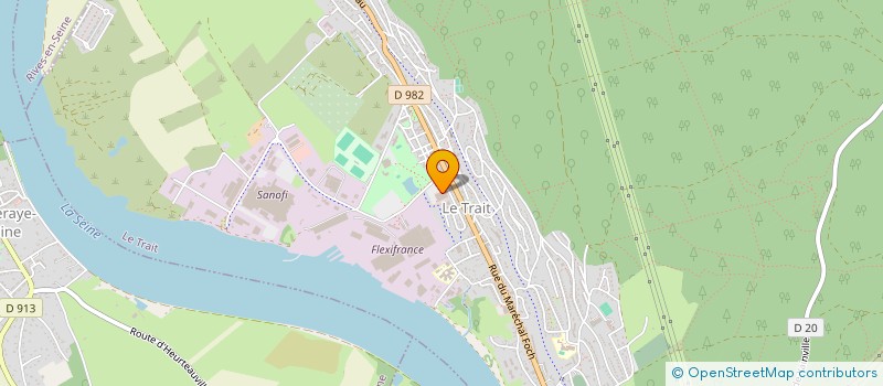 localisation de l'entreprise MONSIEUR STEPHANE SAINT-LAURENT  LE TRAIT