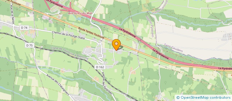 localisation de l'entreprise MONSIEUR STEPHANE SAINT-PIERRE  SAINT-LAURENT-DE-NESTE