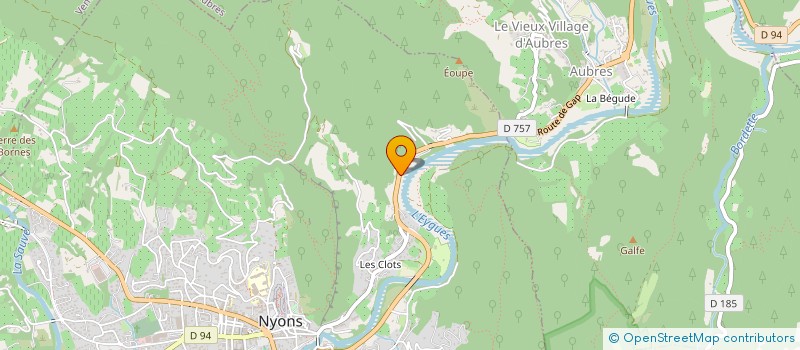 localisation de l'entreprise MONSIEUR STEPHANE SAKETE  NYONS