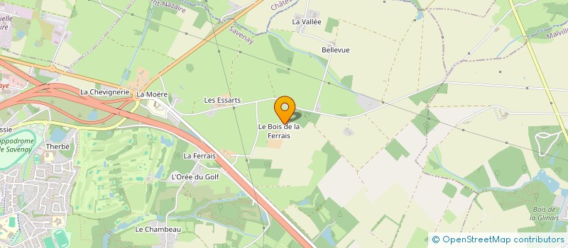 localisation de l'entreprise MONSIEUR STEPHANE SALAUD  SAVENAY