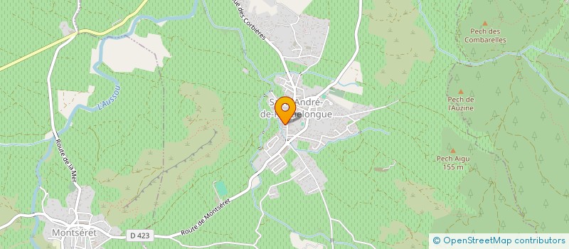 localisation de l'entreprise MONSIEUR STEPHANE SALGAS  SAINT-ANDRE-DE-ROQUELONGUE