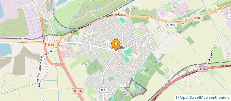 localisation de l'entreprise MONSIEUR STEPHANE SALOMEZ  LOON-PLAGE