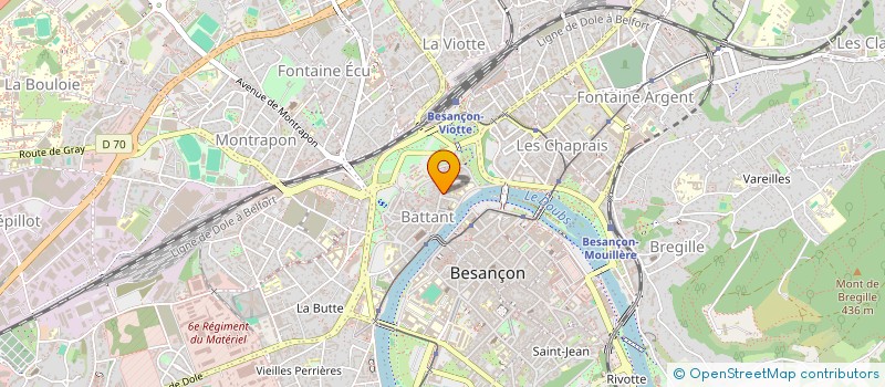 localisation de l'entreprise MONSIEUR STEPHANE SALVADOR à BESANCON