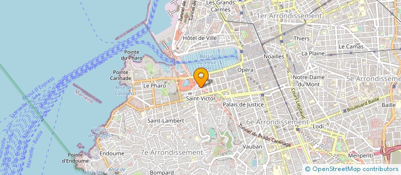 localisation de l'entreprise MONSIEUR STEPHANE SAMAT  MARSEILLE