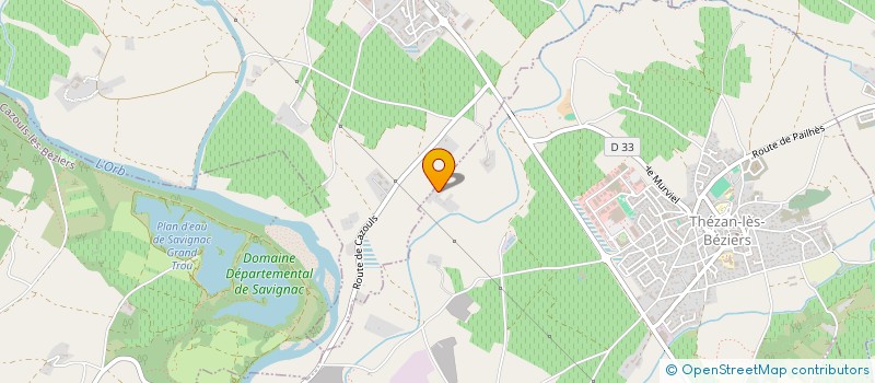 localisation de l'entreprise MONSIEUR STEPHANE SANAHUJA  THEZAN-LES-BEZIERS