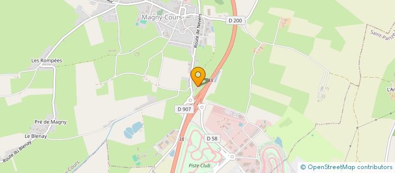 localisation de l'entreprise MONSIEUR STEPHANE SANCHEZ  MAGNY-COURS